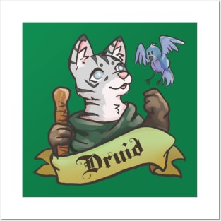 Kitty Classes - Druid Posters and Art